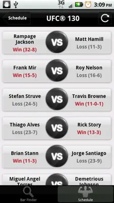 UFC Sports Bars android App screenshot 1