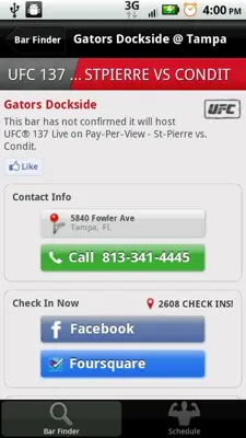 UFC Sports Bars android App screenshot 3